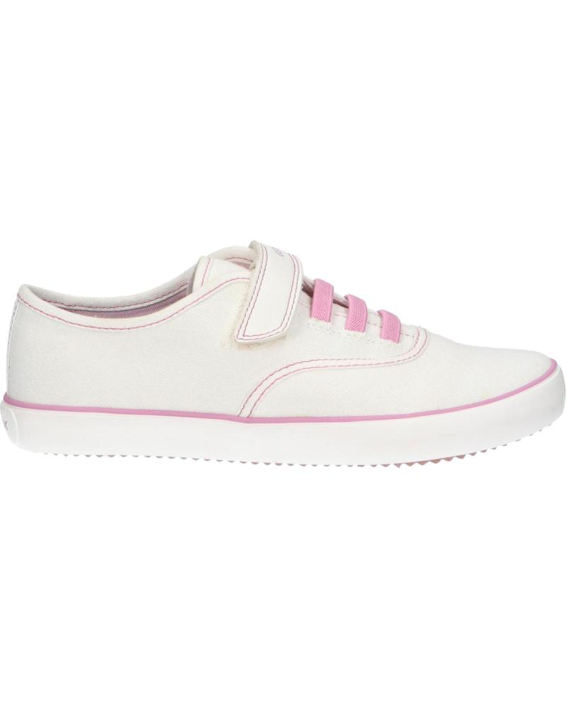 Deportivas de Niña GEOX J254NA 00010 J GISL C0406 WHITE-PINK BLANCO