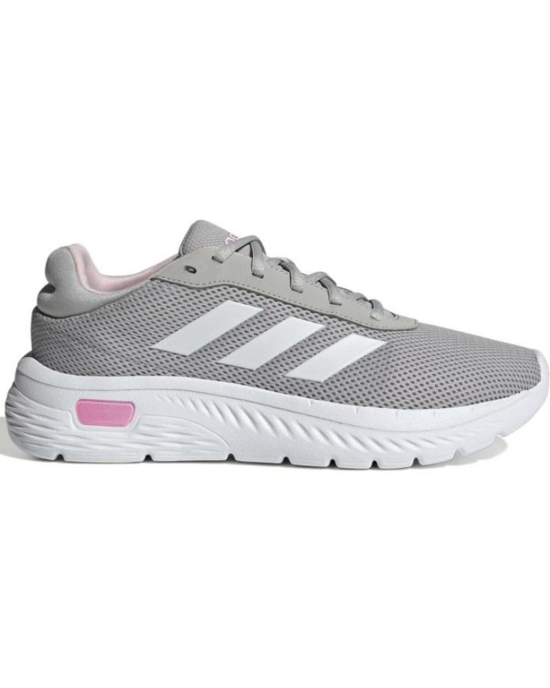 ADIDAS CLOUDFOAM COMFY GRETWO-FTWWHT-CLPINK ZAPATILLAS DEPORTIVAS GRISES MUJER GRETWO-FTWWHT-CLPINK