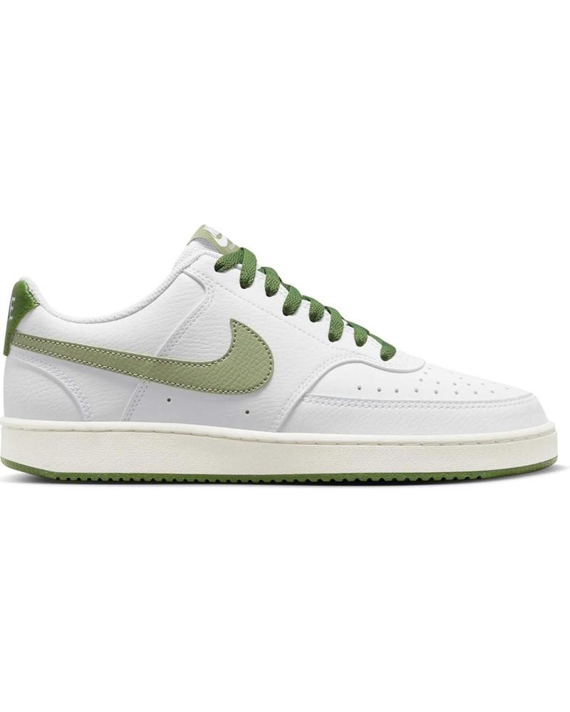 Deportivas de Mujer NIKE ZAPATILLAS COURT VISION LOW OLIVA VER FJ5480-100 BLANCO