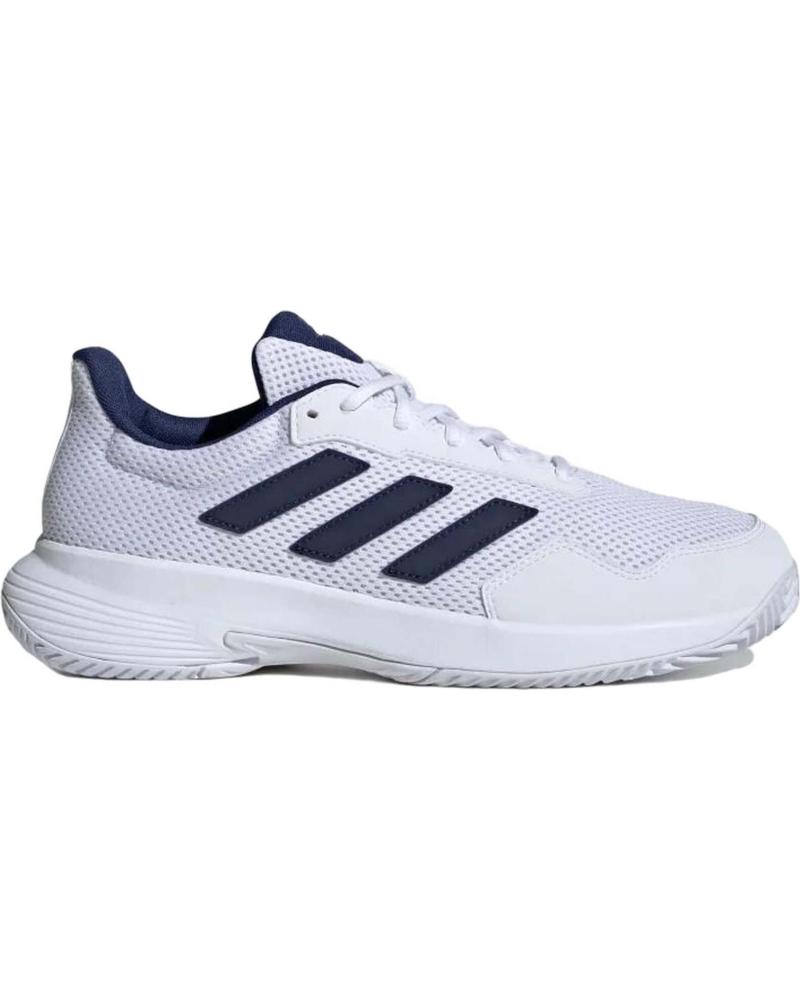 Deportivas de Hombre ADIDAS ZAPATILLAS PADEL-TENIS WHITE-DARK BLUE-YELLOW