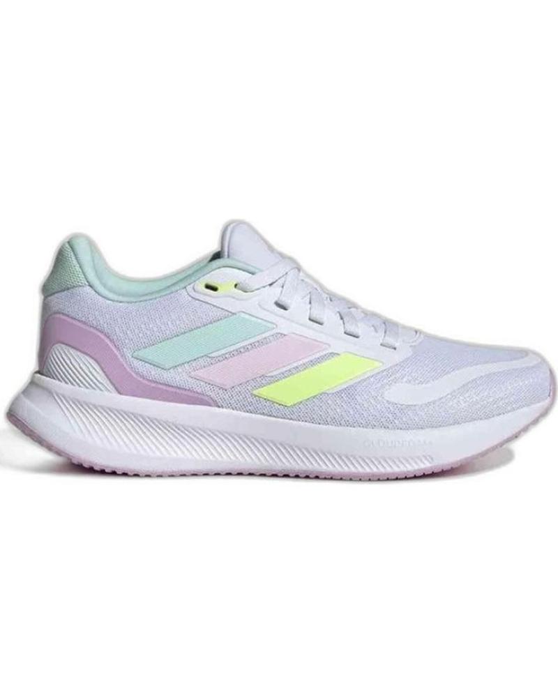 ADIDAS RUNFALCON 5 ZAPATILLAS CASUAL CORDONES PARA MUJER BLANCO