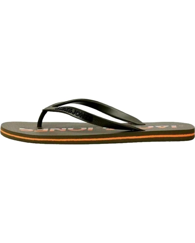 CHANCLAS JACK & JONES JFWLOGO FLIP FLOP 12230641 NEGRO