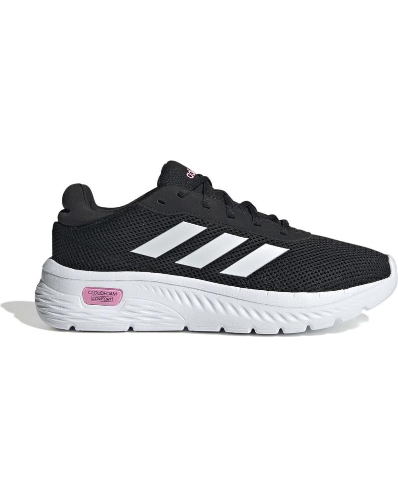 ADIDAS ZAPATILLAS CLOUDFOAM COMFY CBLACK-FTWWHT-BLIPNK CBLACK-FTWWHT-BLIPNK