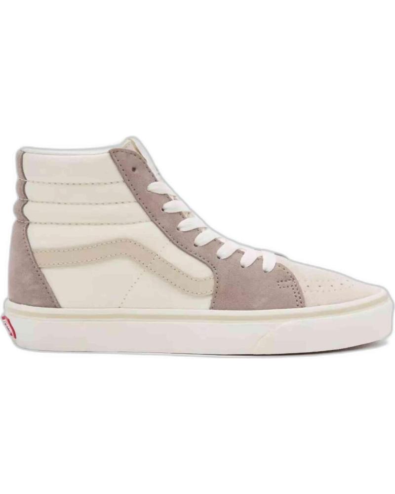 Deportivas de Mujer VANS OFF THE WALL ZAPATILLAS VANS SK8-HI PARA MUJER EN COLOR BEIGE