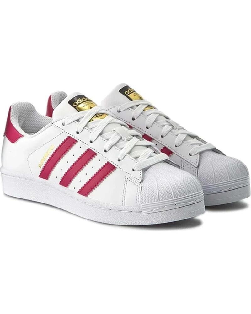 Deportivas de Mujer y Niña y Niño ADIDAS ZAPATILLAS SUPERSTAR PARA NINOS UNISEX EN COLOR BLANCO