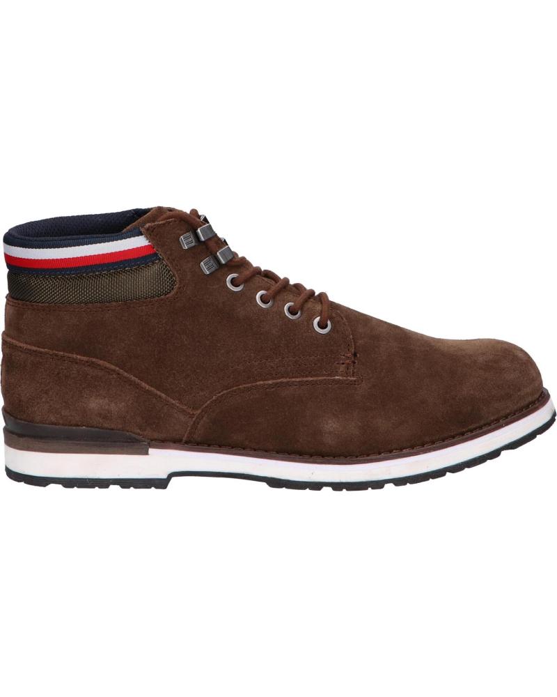 Botines de Hombre TOMMY HILFIGER FM0FM04200 HILFIGER SUEDE BOOT GT6 COCOA