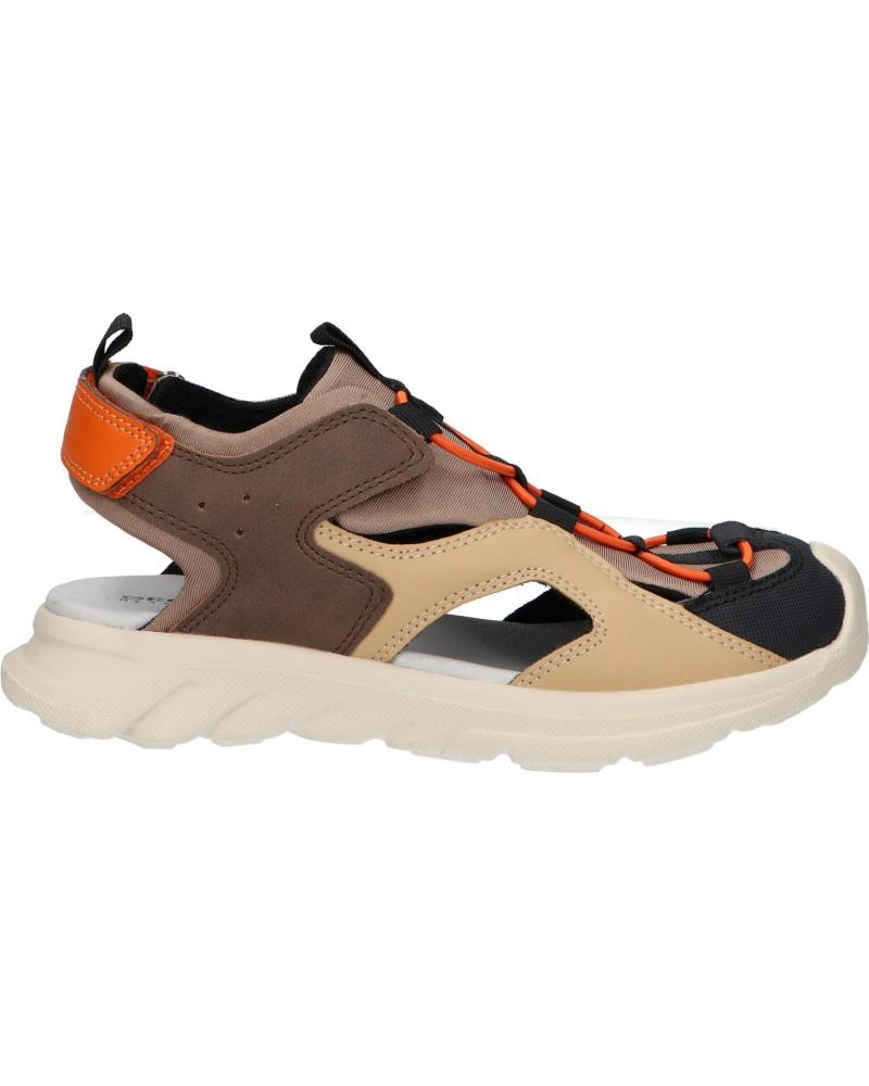 Sandalias de Niño GEOX J45F1E 0ME15 J SANDAL AIRADYUM C6218 BROWN-DK BEIGE