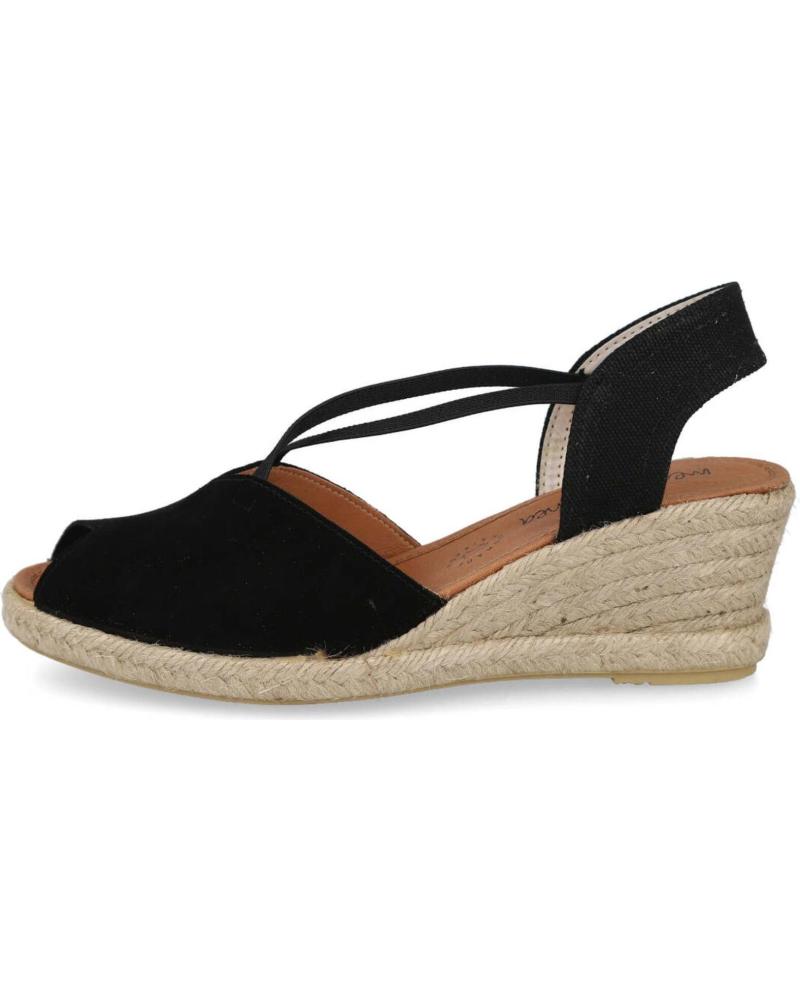 Sandálias de Mulher CALZAMUR CUNAS DE ESPARTO MD20209 PARA MUJER EN COLOR NEGRO