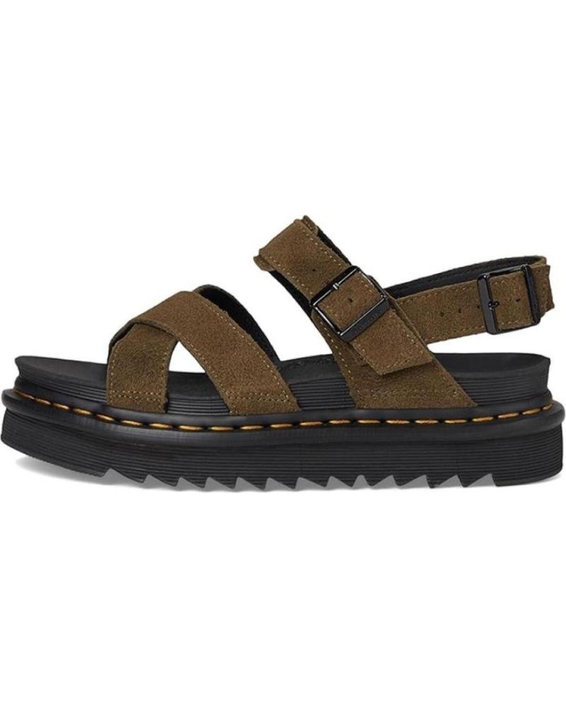 Sandalias de Mujer DR MARTENS SANDALIAS PLANAS VOSS II MUJER VERDE