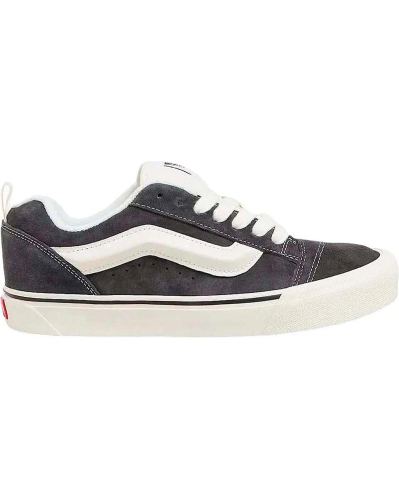 Deportivas de Hombre y Mujer y Niña y Niño VANS OFF THE WALL ZAPATILLAS VANS KNU SKOOL SUEDE GRAY MULTICOLOR