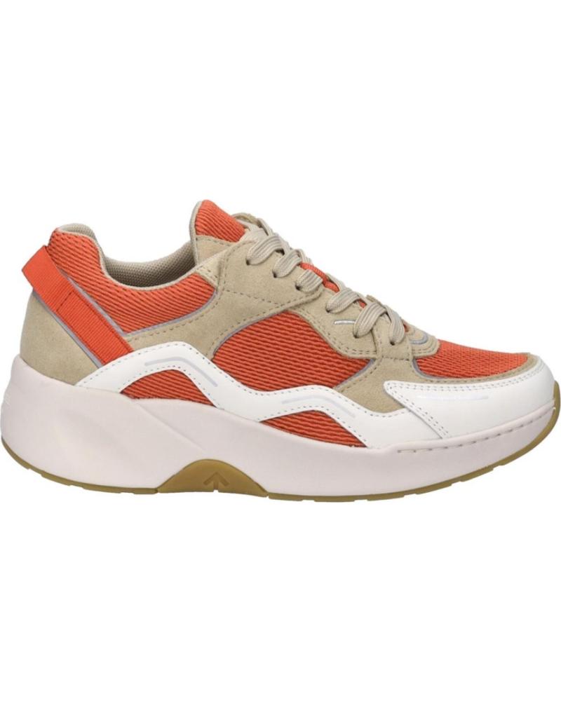 Deportivas de Mujer JOSEP SEIBEL LISSI-13 BLANCA-ROJA ROJO