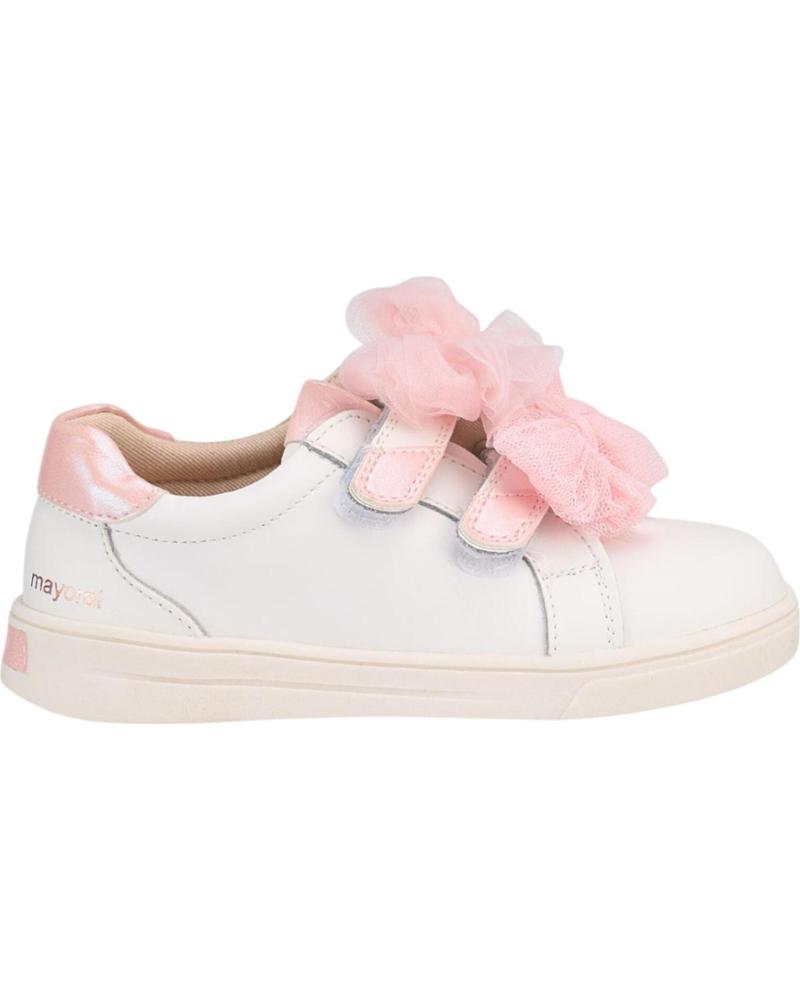 Deportivas de Niña MAYORAL ZAPATILLAS DEPORTE 43618 DEPORTIVA LAZOS BLANCO