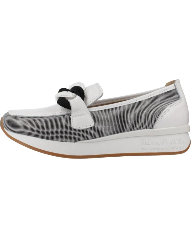 Mocassins de Mulher THE HAPPY MONK MOCASINES MUJER MODELO VANITY 011 COLOR BLANCO