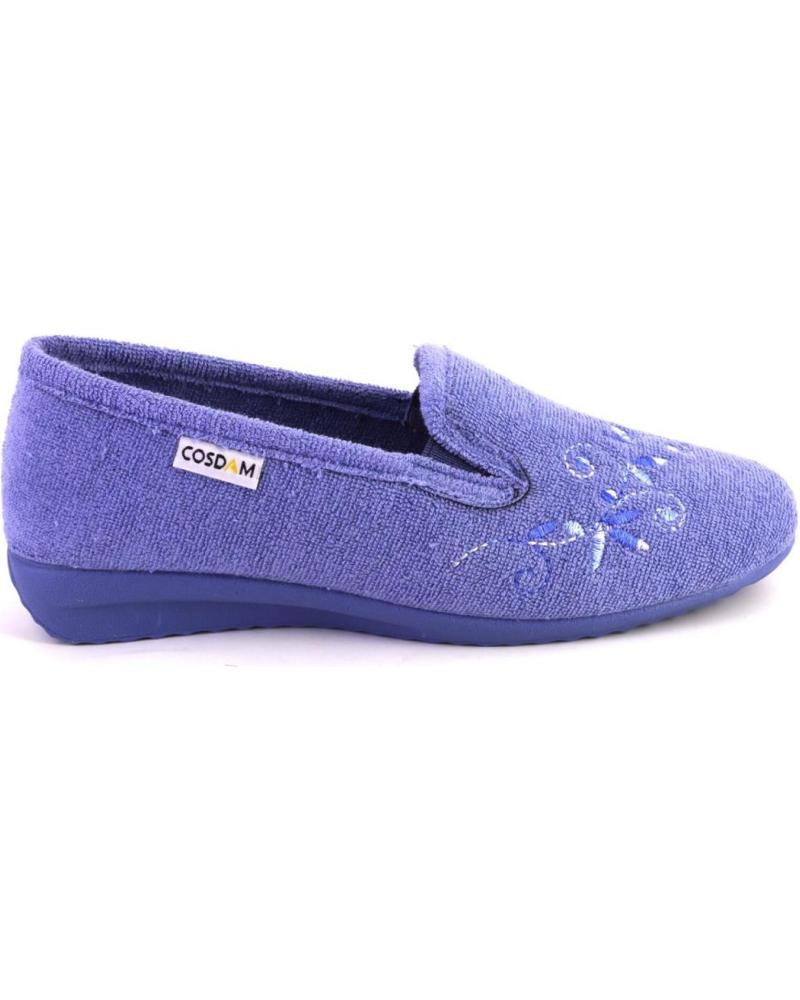 Calzado de casa de Mujer COSDAM 149 ZAPATILLAS DE CASA DE MUJER AZUL