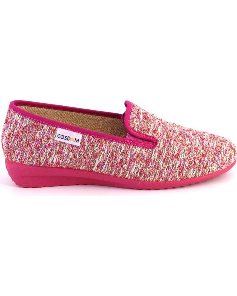 Calzado de casa de Mujer COSDAM 106 ZAPATILLAS DE CASA DE MUJER FUCSIA