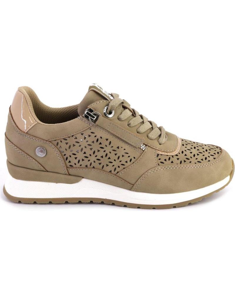 Deportivas de Mujer REFRESH 172789 ZAPATILLAS CASUAL DE MUJER NEGRO BEIGE