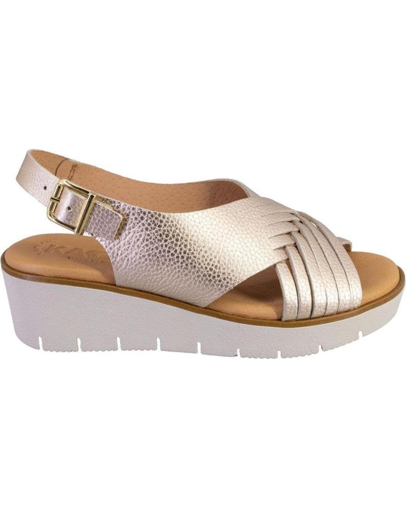 Sandalias de Mujer KAOLA 2451BOMBI SANDALIAS DE MUJER PIEL PLATINO
