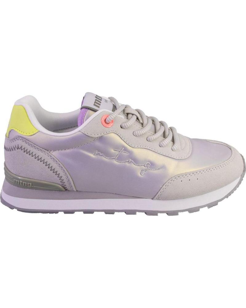 Deportivas de Mujer MTNG MUSTANG 60439-25 ZAPATILLAS CASUAL DE MUJER PLATA