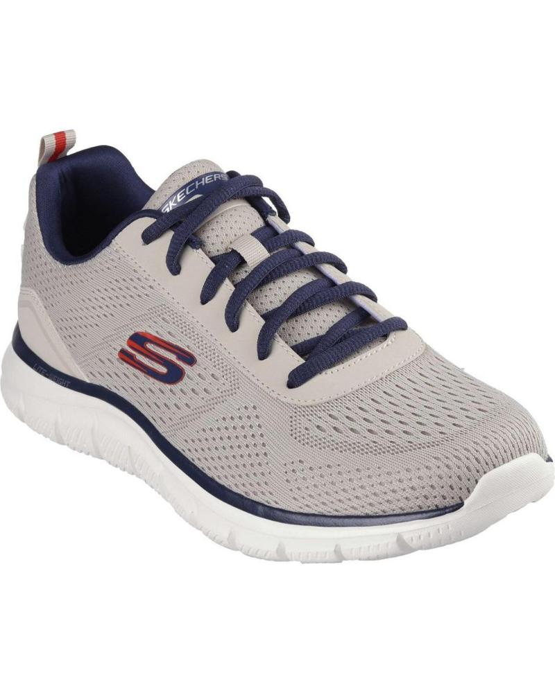 Deportivas de Hombre SKECHERS 232758 ZAPATILLAS CASUAL DE HOMBRE TAUPE