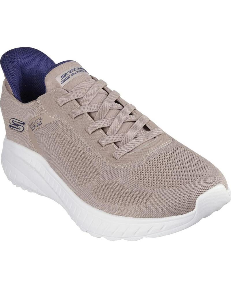 Deportivas de Hombre SKECHERS 118312 ZAPATILLAS CASUAL DE HOMBRE SLIP INS TAUPE