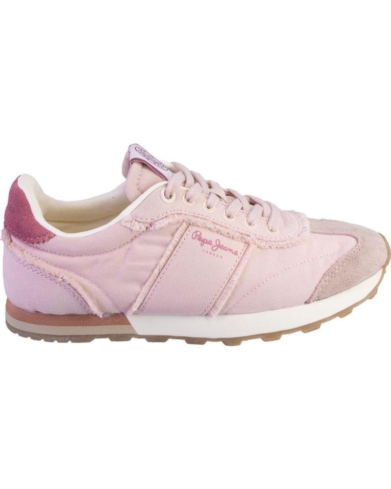 Deportivas de Mujer PEPE JEANS PLS40034 ZAPATILLAS CASUAL DE MUJER ROSA