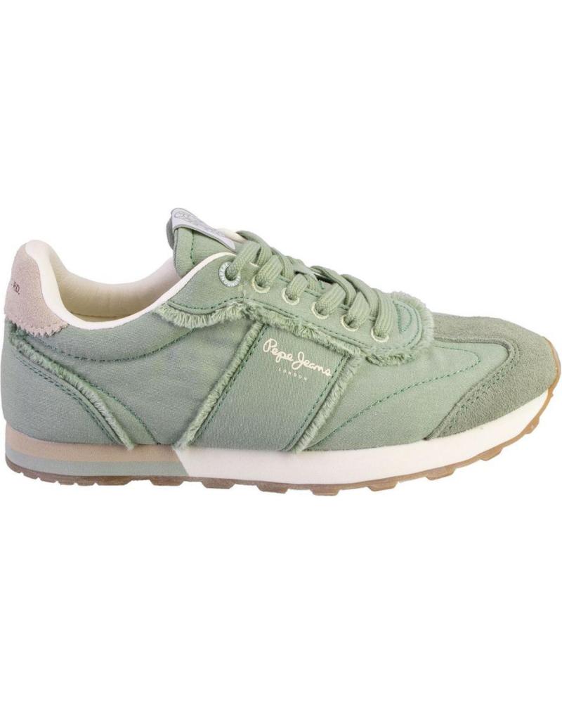 Deportivas de Mujer PEPE JEANS PLS40034 ZAPATILLAS CASUAL DE MUJER VERDE