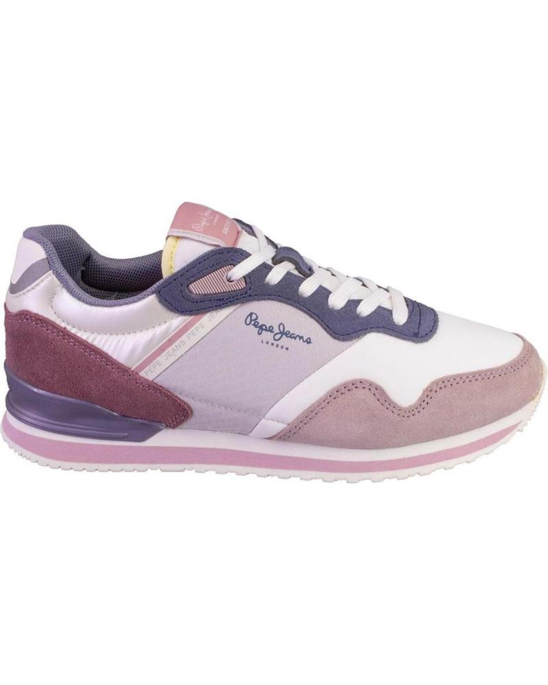 Deportivas de Mujer PEPE JEANS PLS40045 ZAPATILLAS CASUAL DE MUJER ROSA