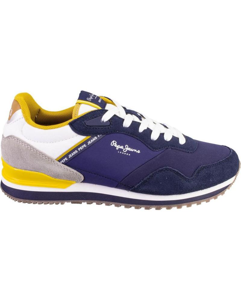 Deportivas de Hombre PEPE JEANS PMS40037 ZAPATILLAS CASUAL DE HOMBRE AZUL MARINO