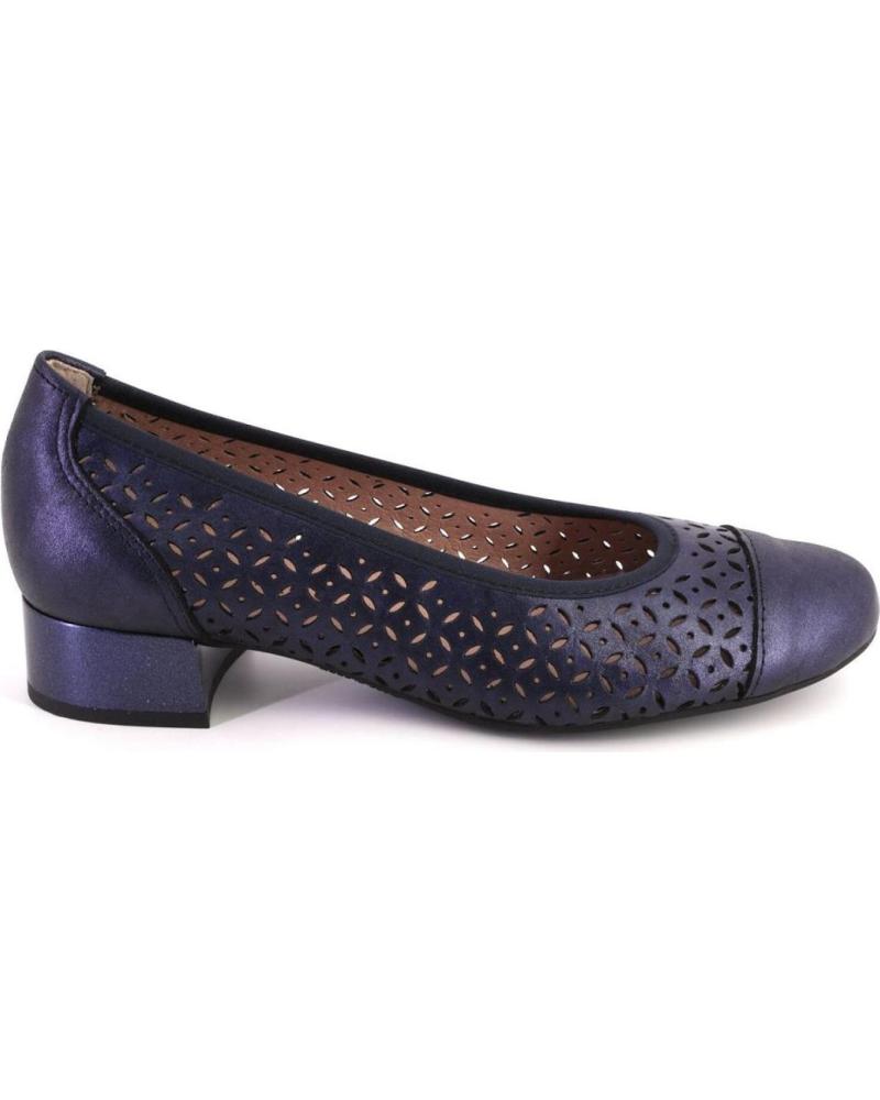 Bailarinas de Mujer PITILLOS 10452 ZAPATOS DE MUJER PIEL AZUL MARINO