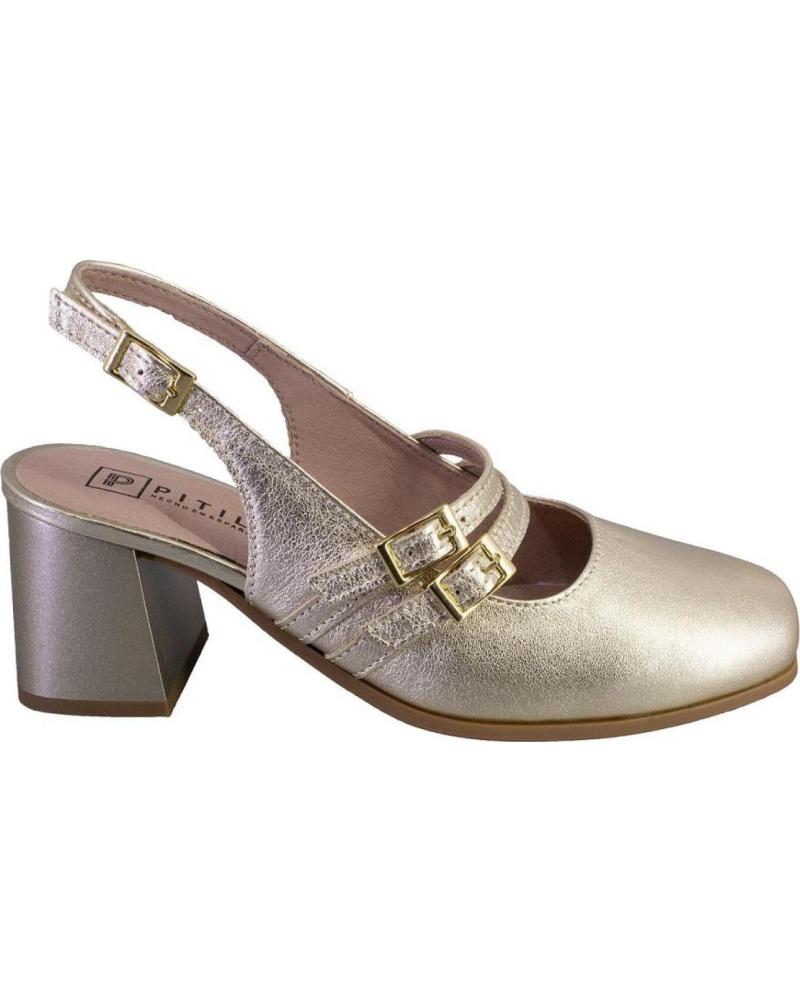 Sandalias de Mujer PITILLOS 10495 ZAPATOS DE MUJER PIEL ORO