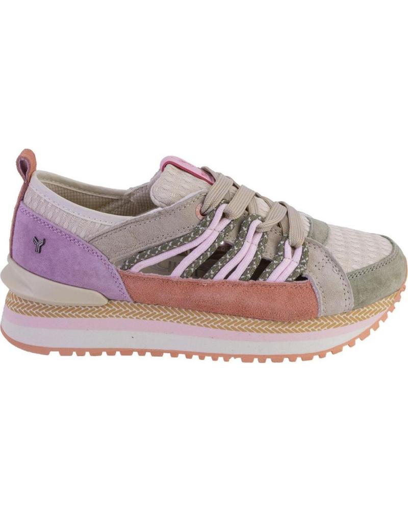 Deportivas de Mujer YUMAS 5434 ZAPATILLAS CASUAL DE MUJER VERDE