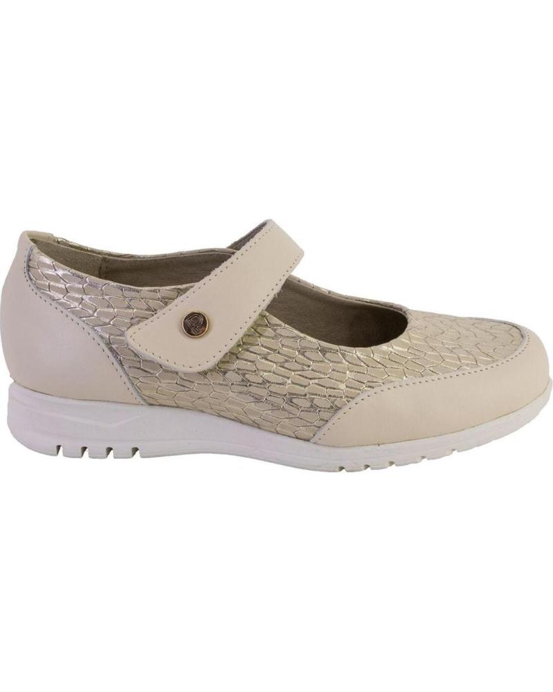 Bailarinas de Mujer PITILLOS 20101 MARY JANES DE MUJER PIEL CREMA