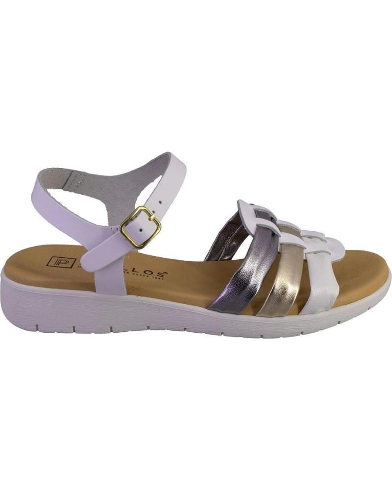 Sandalias de Mujer PITILLOS 10601 SANDALIAS DE MUJER PIEL BLANCO