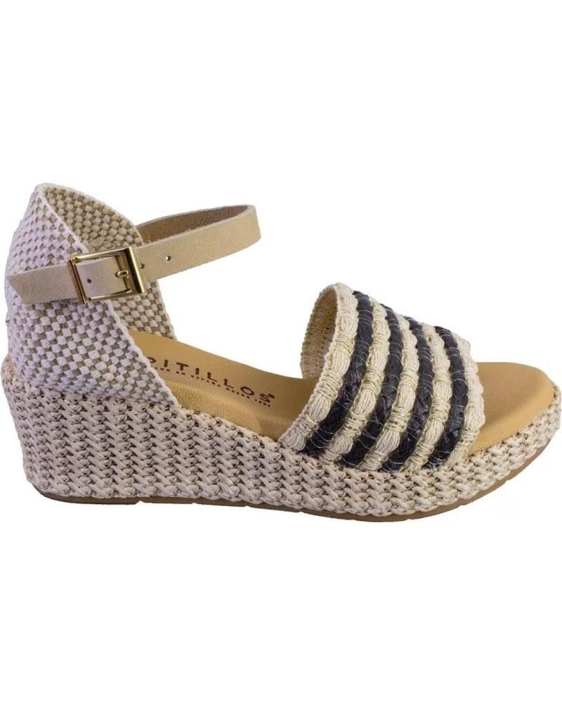 de pitillos 10563 sandalias de mujer beige