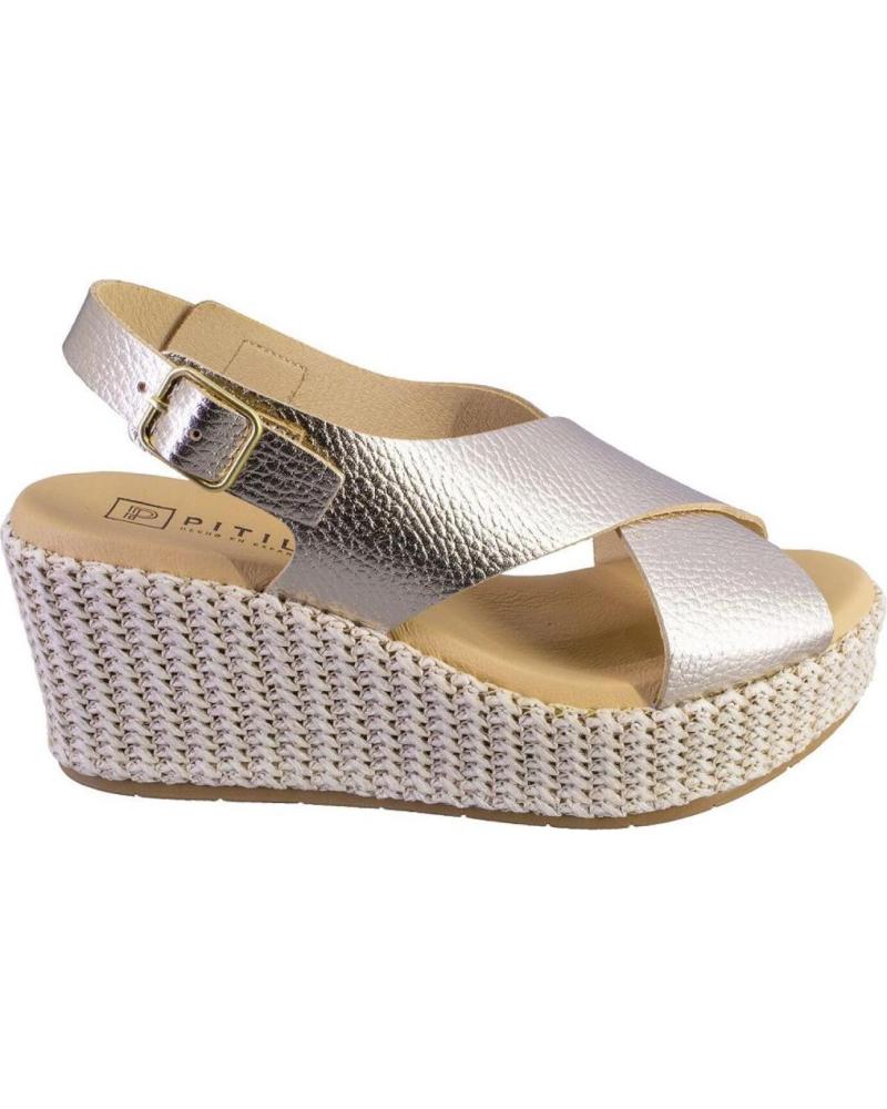 Sandalias de Mujer PITILLOS 10570 SANDALIAS DE MUJER PIEL ORO