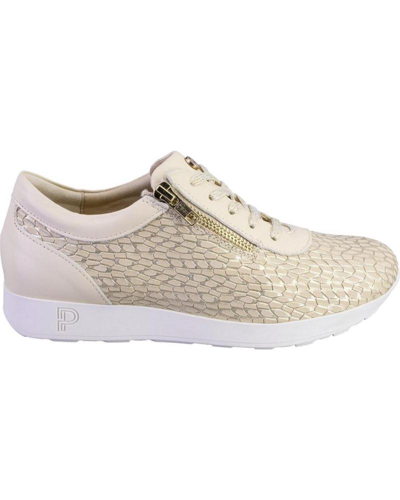 Deportivas de Mujer PITILLOS 10423 ZAPATILLAS CASUAL DE MUJER PIEL ORO