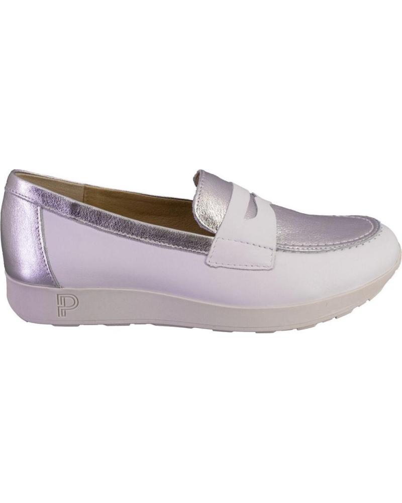 Mocasines de Mujer PITILLOS 10421 MOCASINES DE MUJER PIEL BLANCO