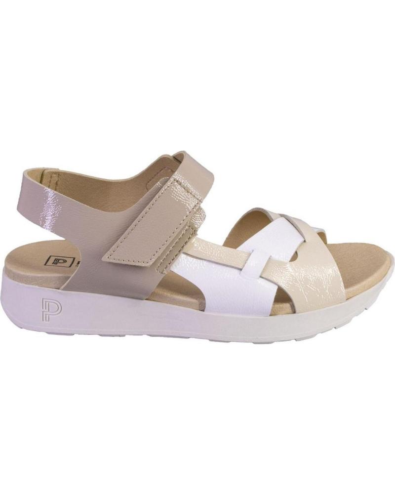 Sandalias de Mujer PITILLOS 10554 SANDALIAS DE MUJER CREMA
