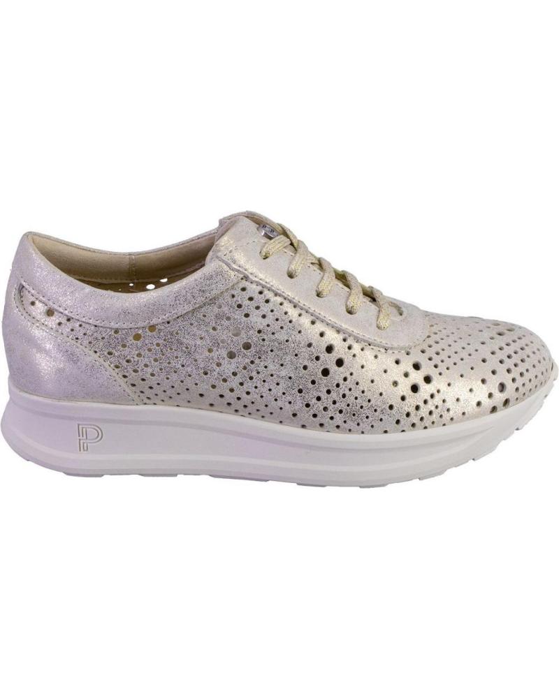 Deportivas de Mujer PITILLOS 10410 ZAPATILLAS CASUAL DE MUJER PIEL ORO