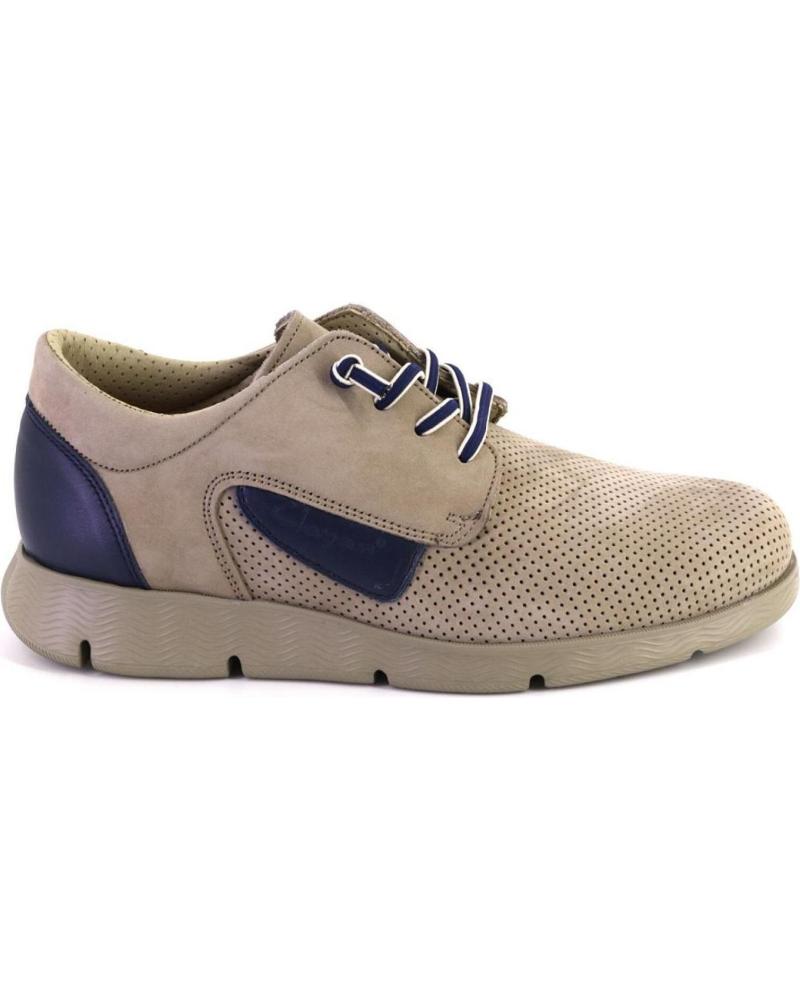Sapatos de Homem CLAYAN 3600 ZAPATILLAS CASUAL DE HOMBRE NOBUK TAUPE