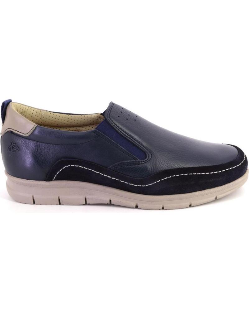 Mocasines de Hombre CLAYAN 674 MOCASINES DE HOMBRE PIEL AZUL MARINO