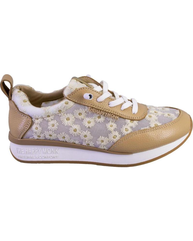 Deportivas de Mujer THE HAPPY MONK VANITY010FLOR ZAPATILLAS CASUAL DE MUJER BEIG BEIGE