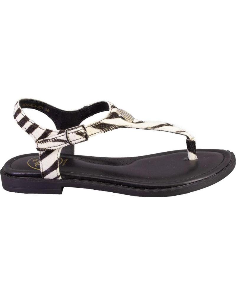 Sandalias de Mujer THE HAPPY MONK MENORCA001 SANDALIAS DE MUJER PIEL CEBRA
