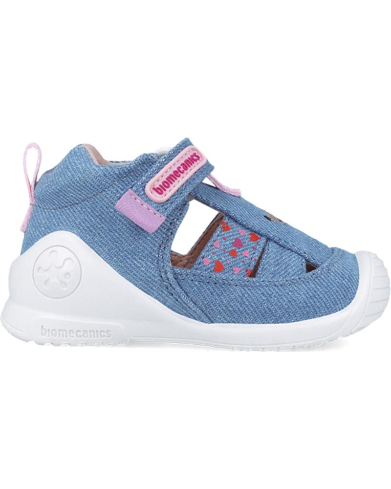 BIOMECANICS SANDALIAS 252184B AZUL ÍNDIGO CON PUNTERA REFORZADA Y CIERRE ADHERENTE INDIGO