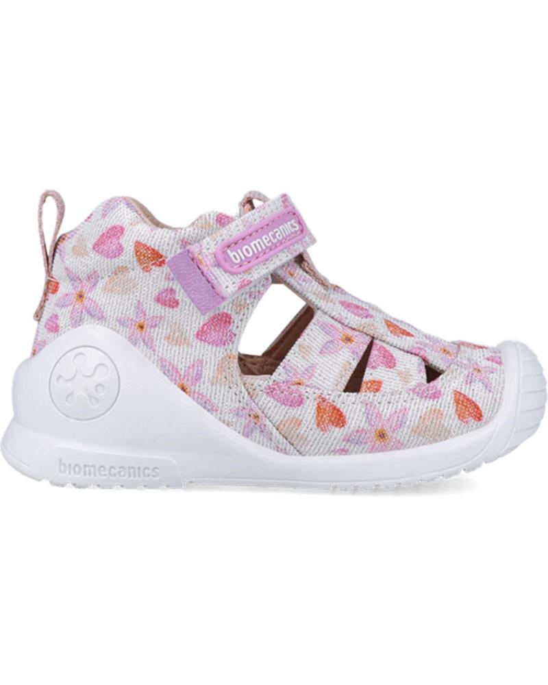 Sandálias de Mulher BIOMECANICS SANDALIAS PARA NINA 252185 PRIMEROS PASOS ESTAMPADO BLANCOB050