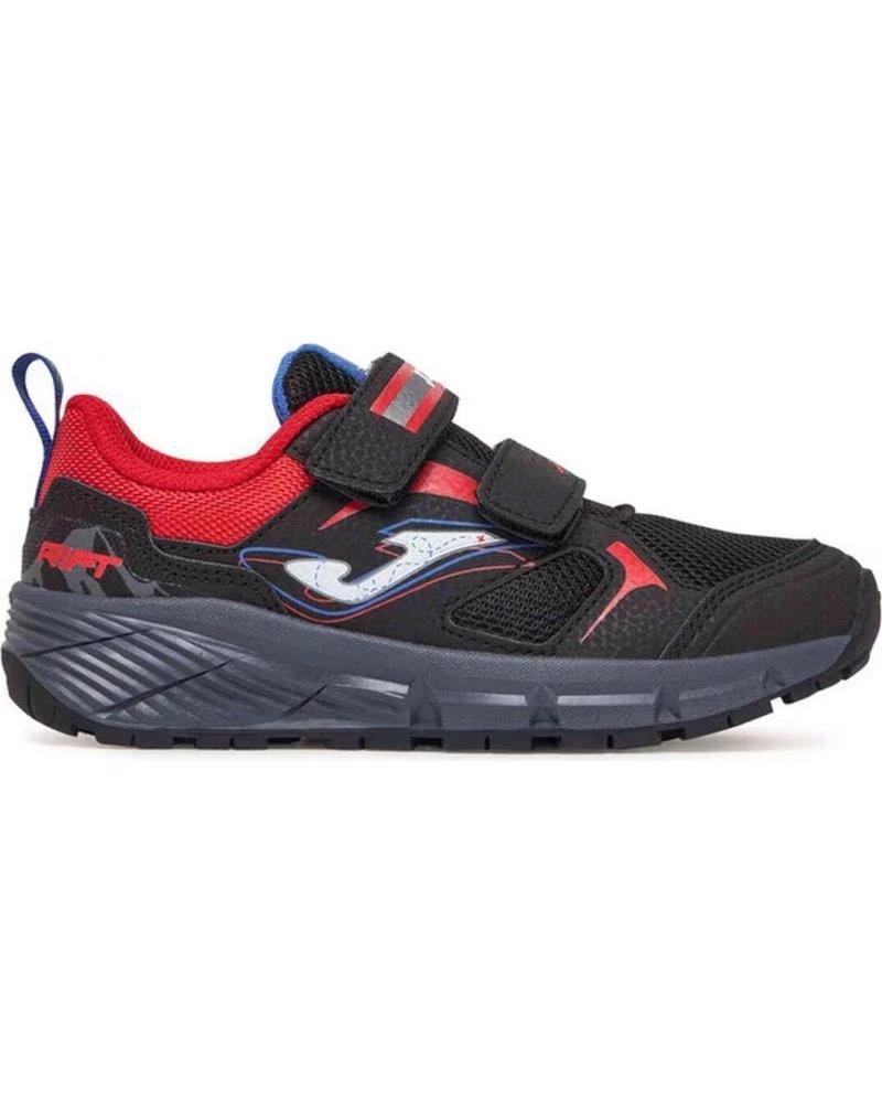 Joma Zapatillas Deportivas Joma con Detalles Rojos Negro