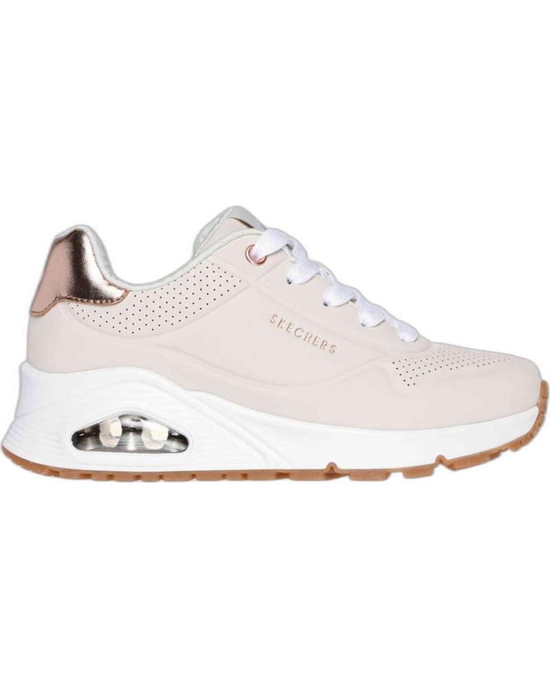 Deportivas de Niña SKECHERS ZAPATILLAS UNO PARA NINAS EN COLOR BEIGE