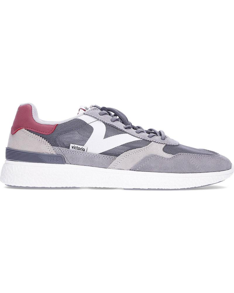 ZAPATILLAS VICTORIA ANIMA 805102 GRISES CON REJILLA GRIS