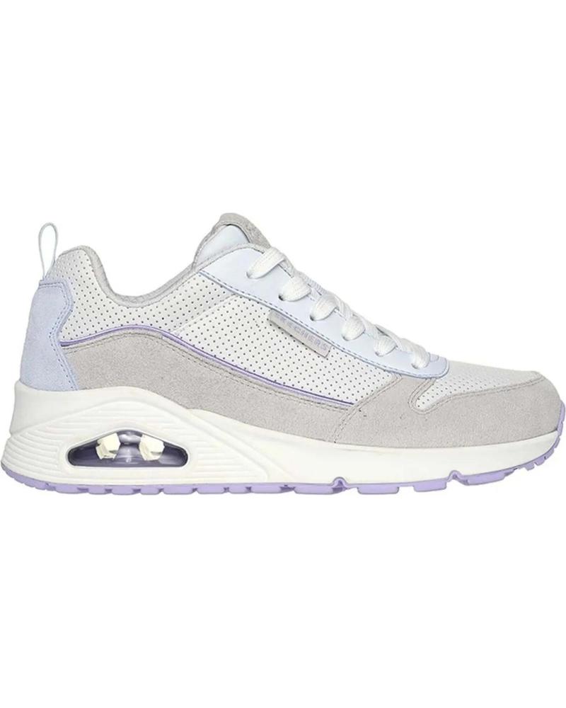 Deportivas de Mujer SKECHERS ZAPATILLAS UNO TWO MUCH FUN PARA MUJER EN COLOR GRIS