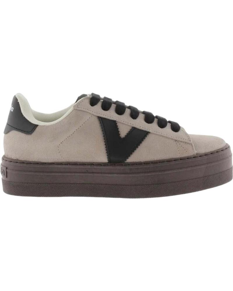 Deportivas de Mujer VICTORIA ZAPATILLAS BARCELONA DEPORTIVO SERRAJE PARA MUJER EN COLOR B BEIGE